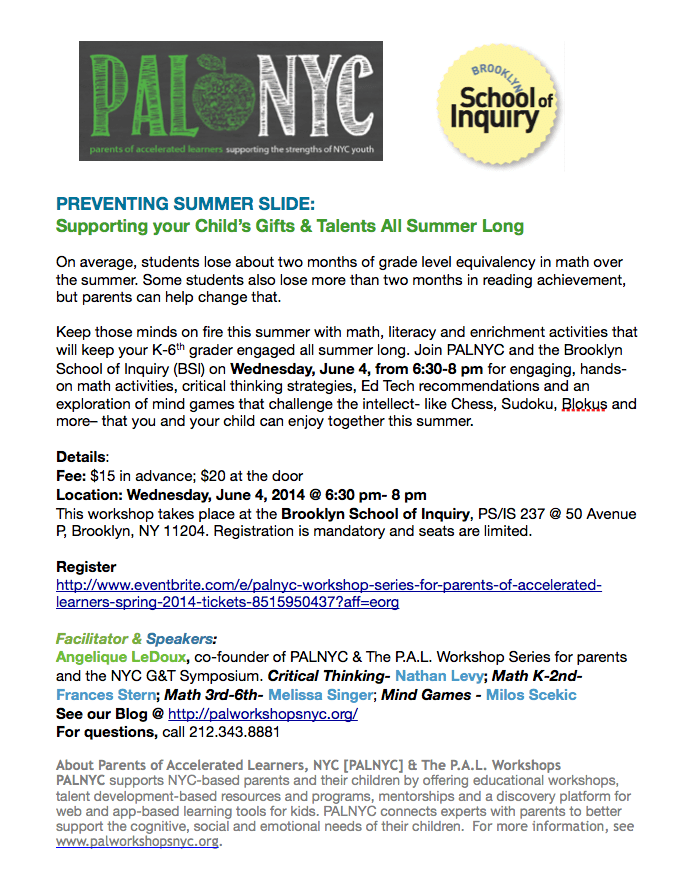 SummerSlide SNAPSHOT