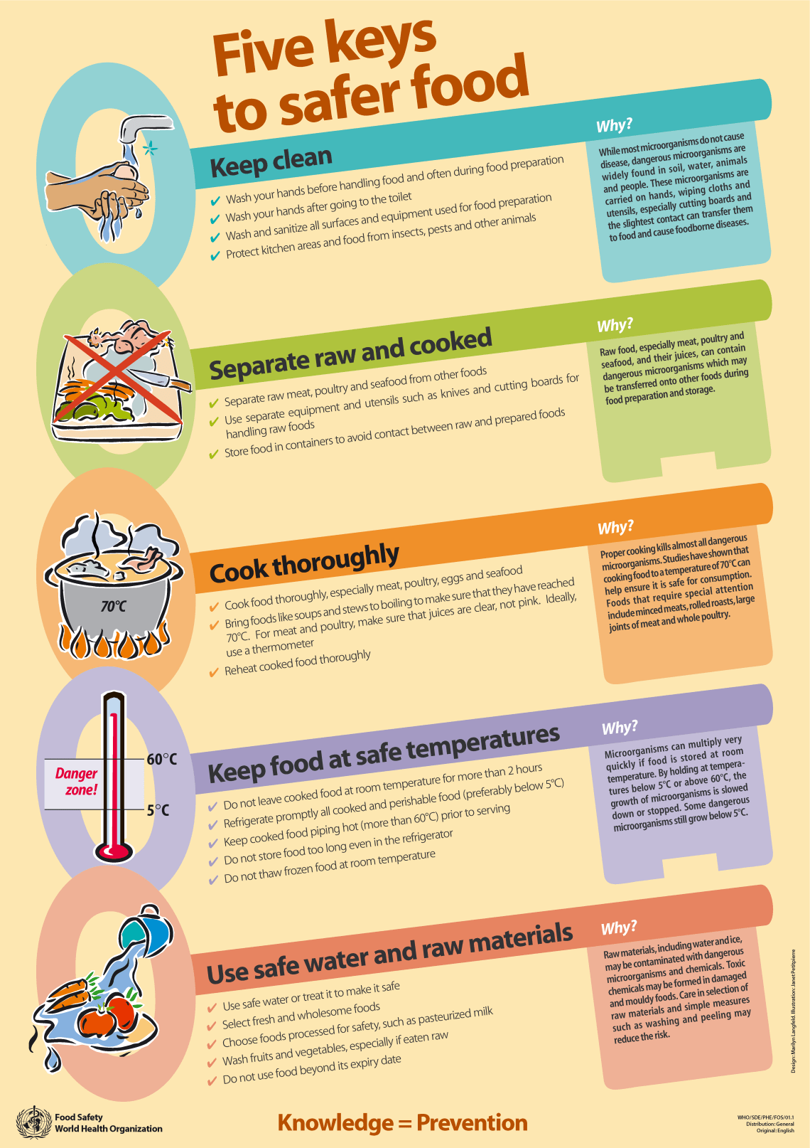 5 Keep food safe flyer